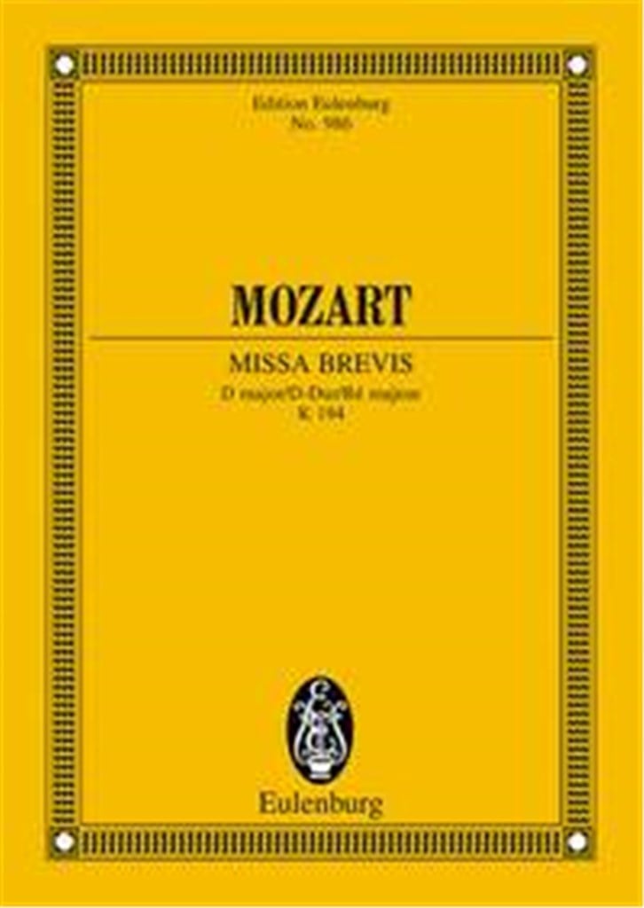 Missa Brevis Re K 194 (Schroeder)