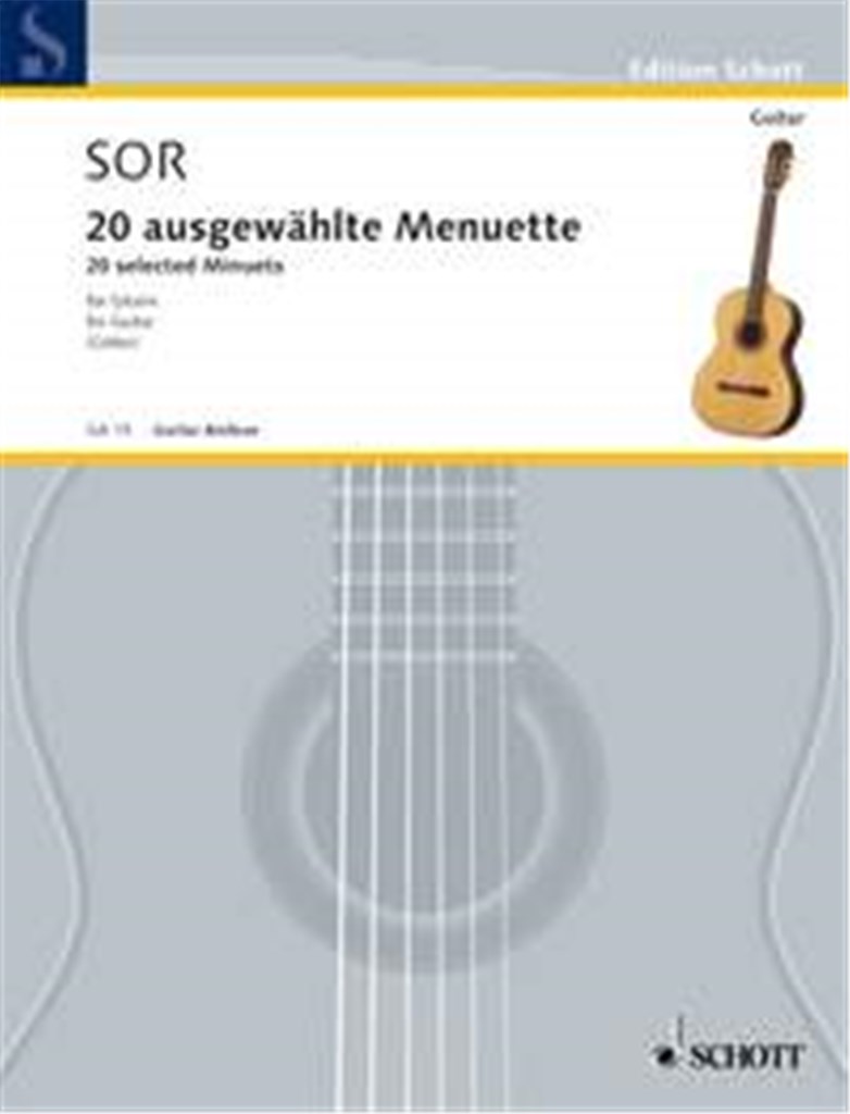 Ausgewahlte Menuette(20) Git.