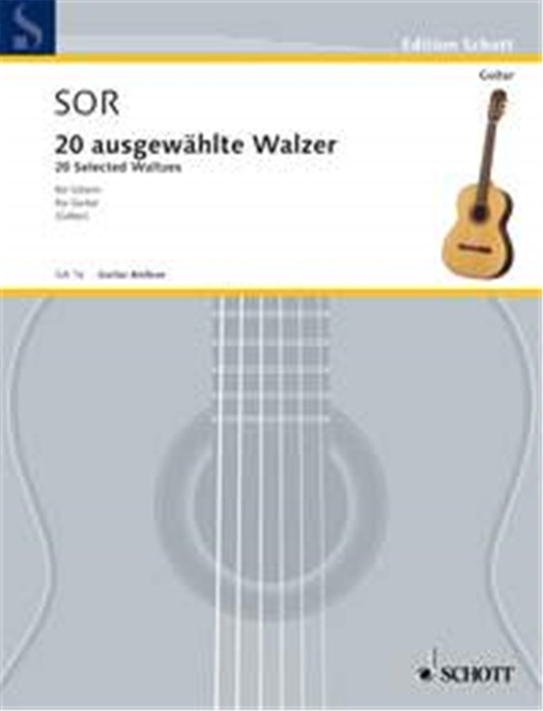 Ausgewahlte Walzer(20) Git.