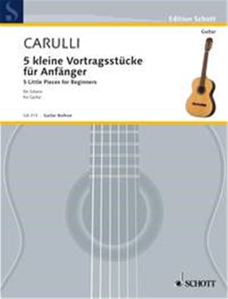 Funf kleine Vortragsstucke fur Anfanger