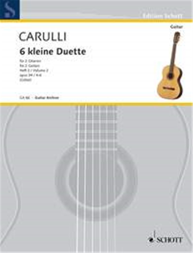 Kleine Duette(6) 2 Opus 34