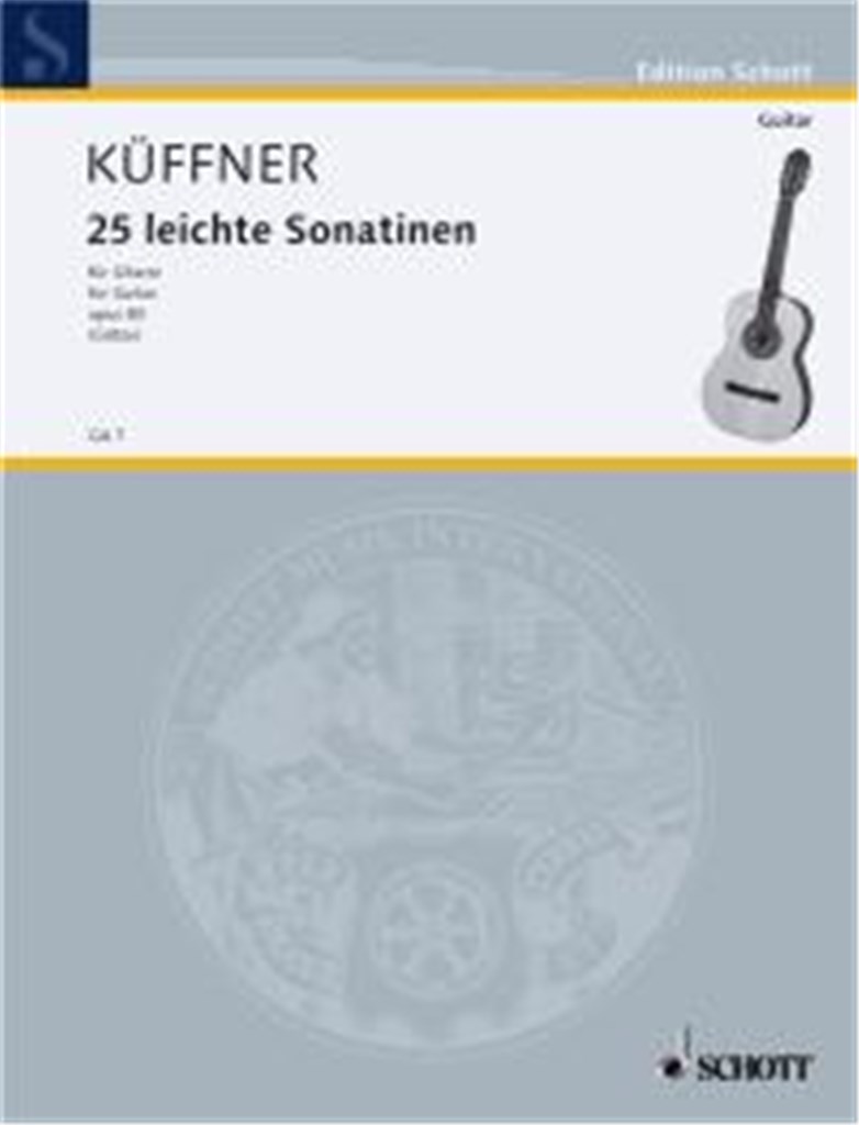 Leichte Sonatinen(25) Opus 80 Git.
