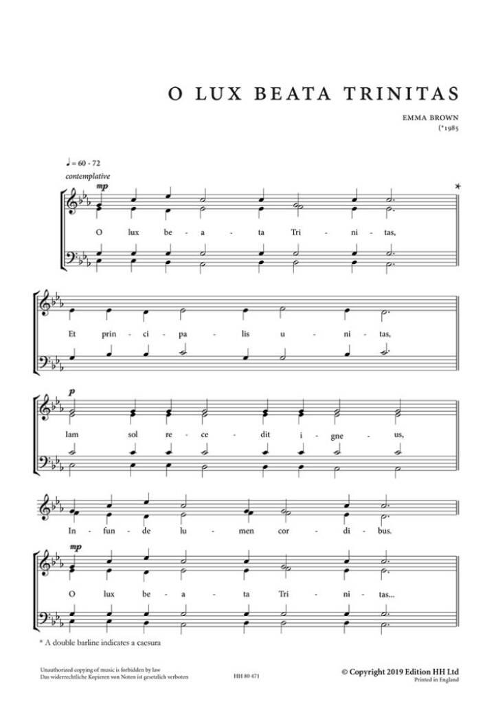 O Lux Beata Trinitas
