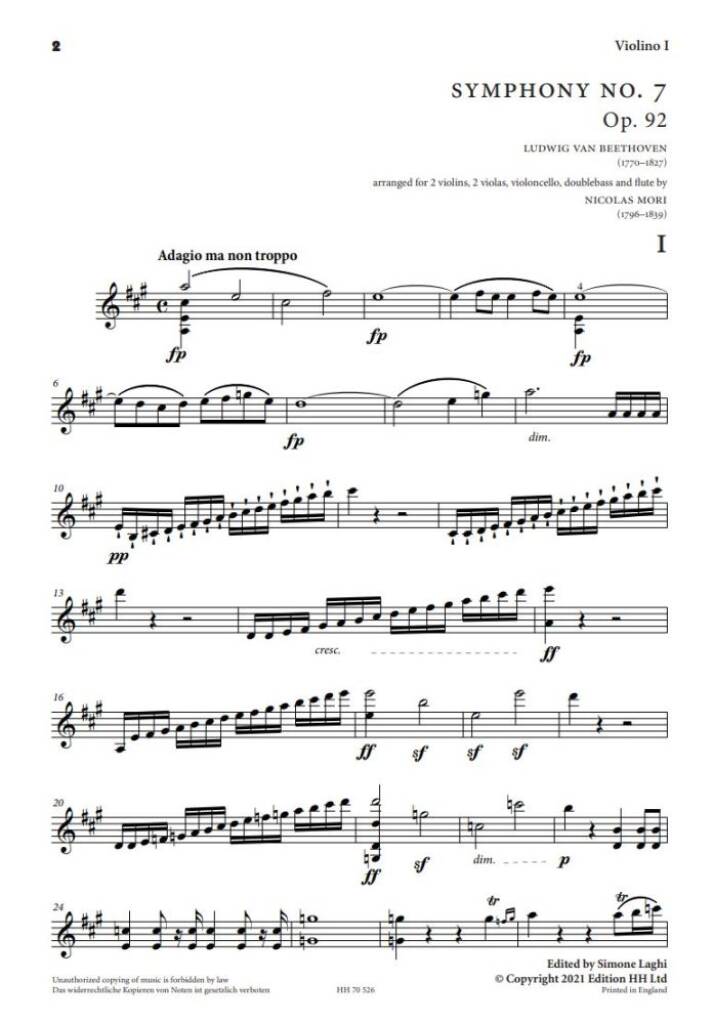 Symphony No. 7 op. 92
