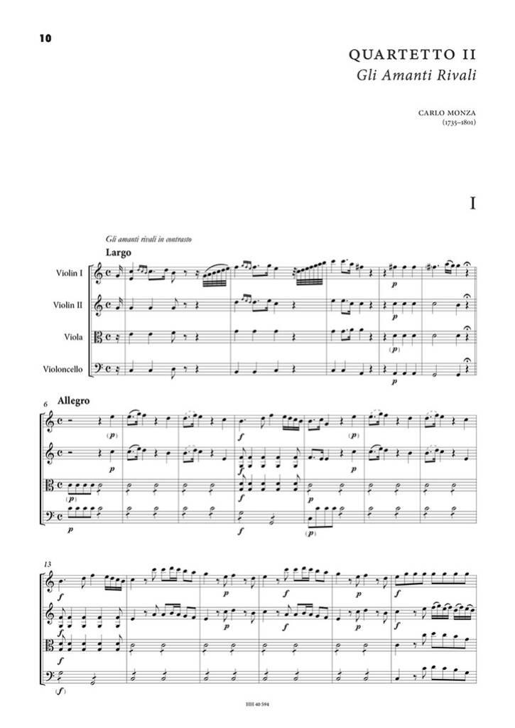 Six string quartets with titles