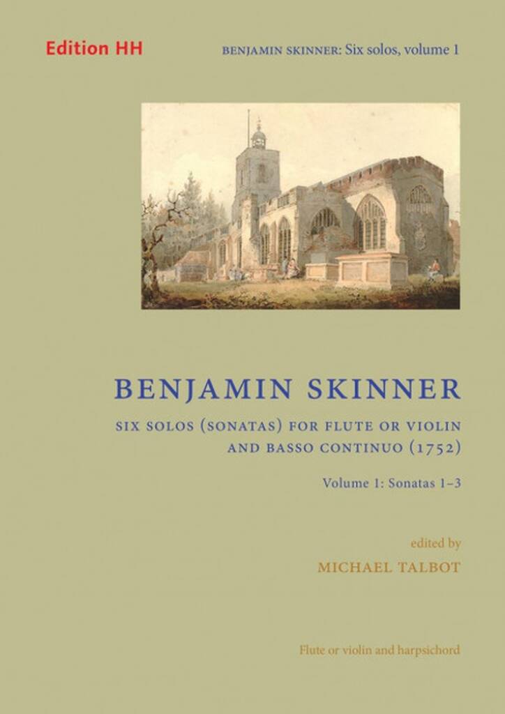 Six Solos (sonatas) for Flute and Basso Continuo