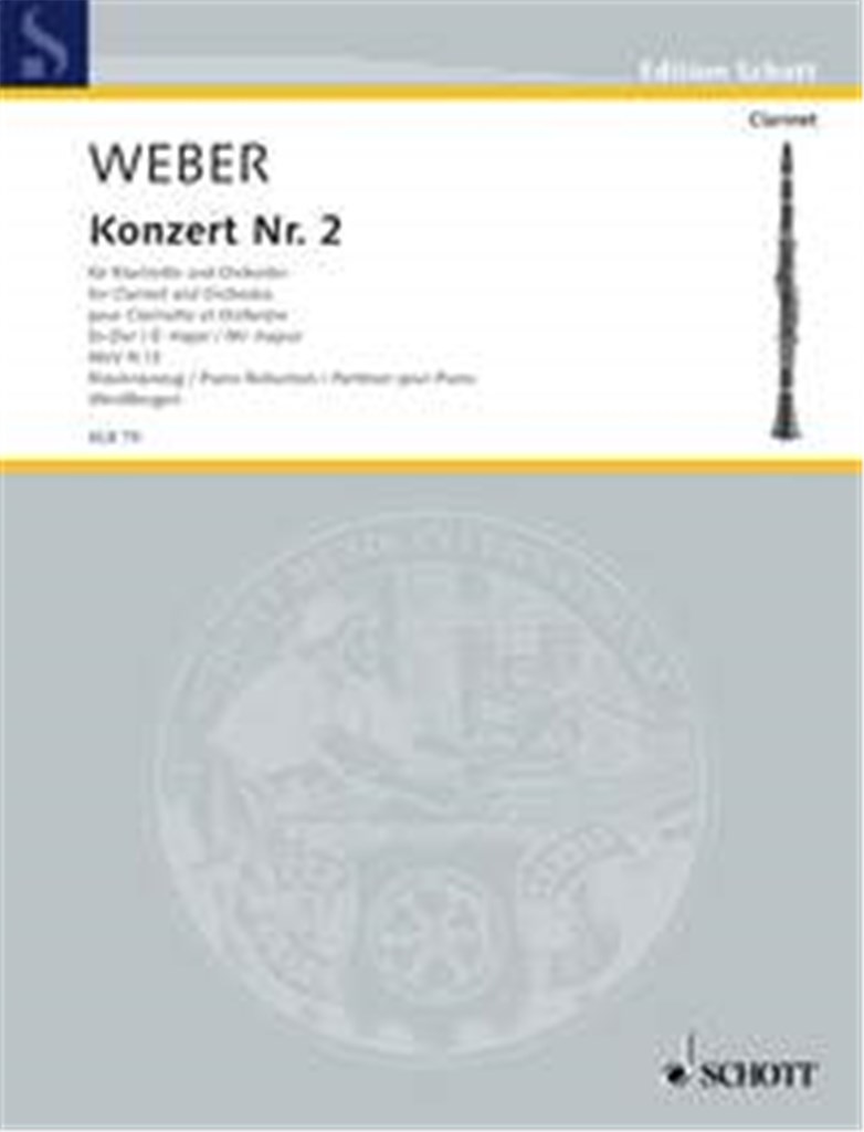 Clarinet Concerto No. 2 Eflat major WeV N.13