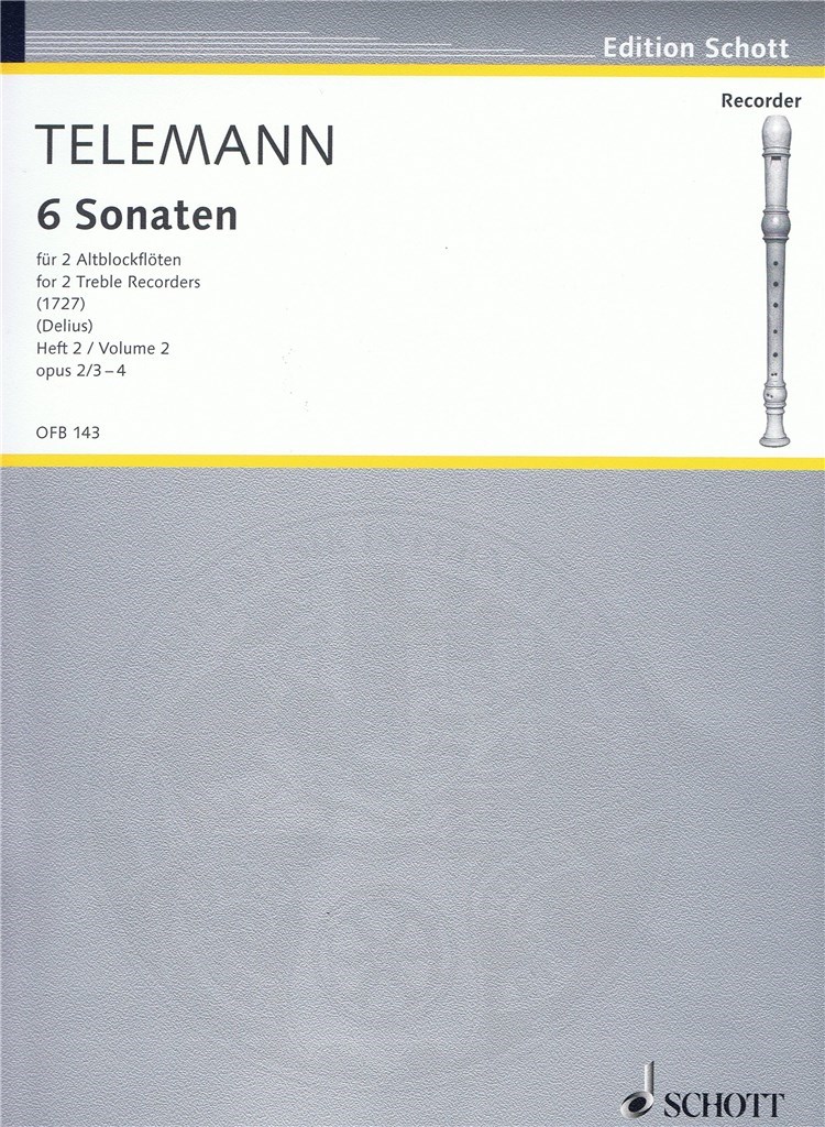 Sonaten(6) 2 Opus 2