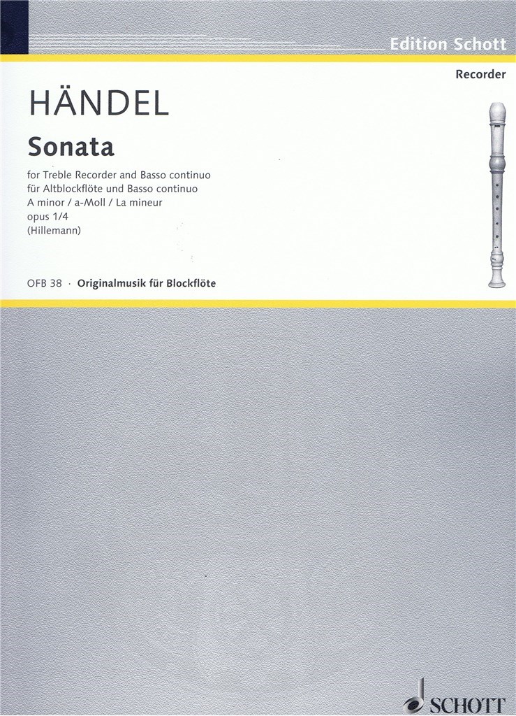 Sonate 4 A Op.1