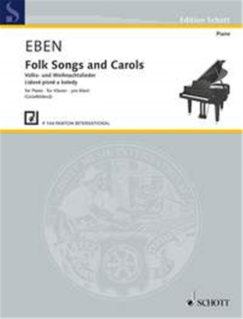 Folk Songs and Carols for piano in a easy style