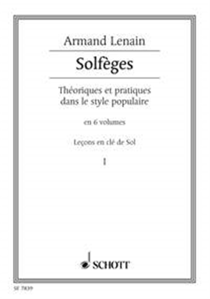 Solfèges Band 1