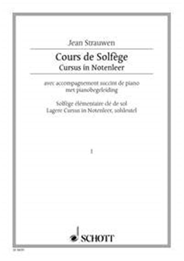 Cours de Solfège Vol. 1