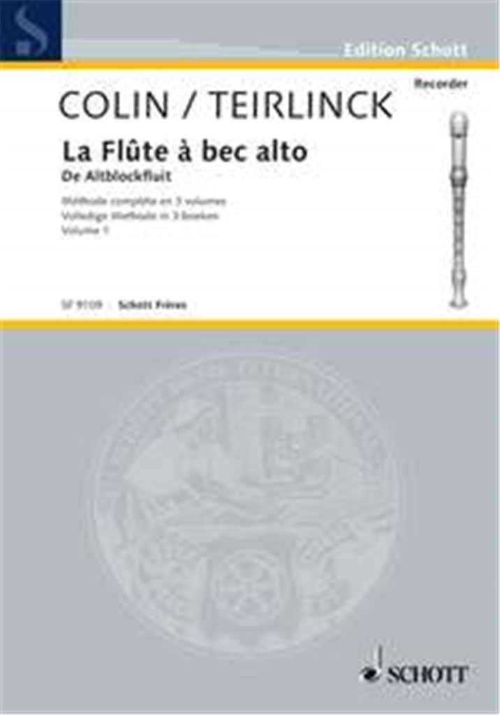 La Flûte à bec alto Vol. 1