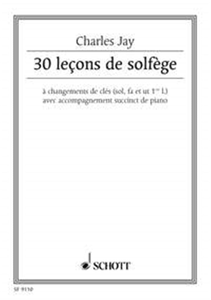 30 leçons de solfège