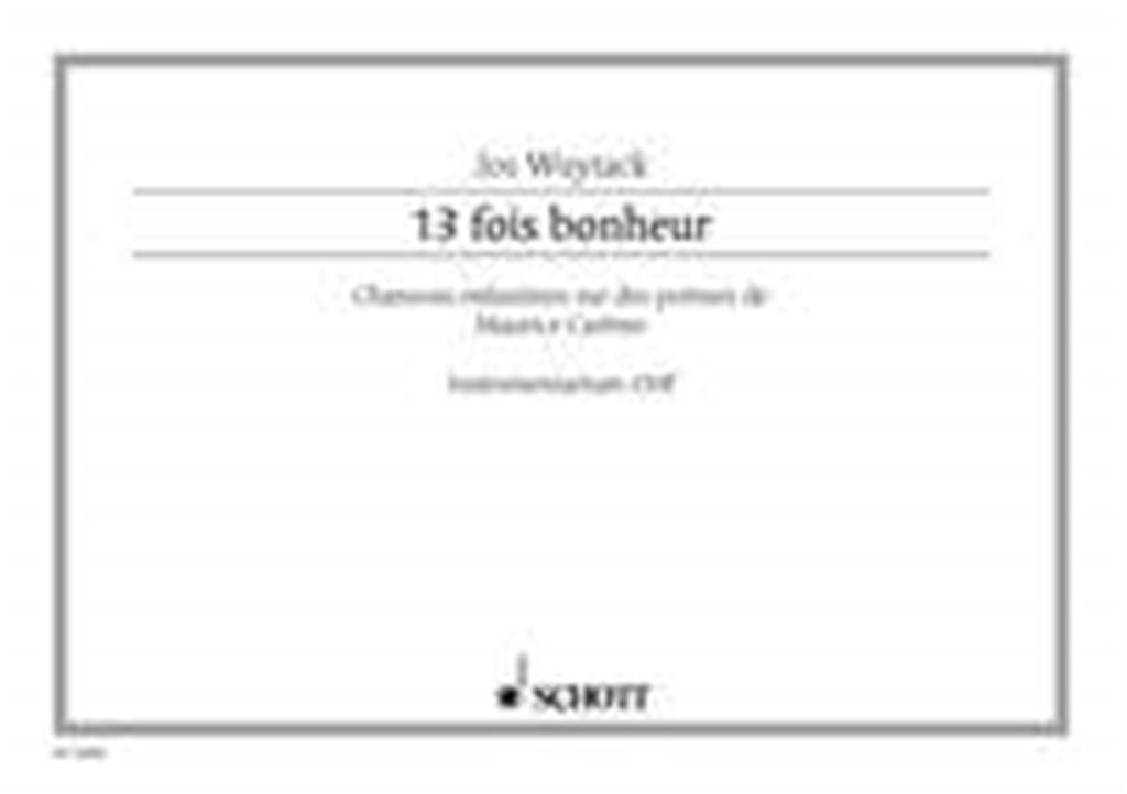 13 fois bonheur