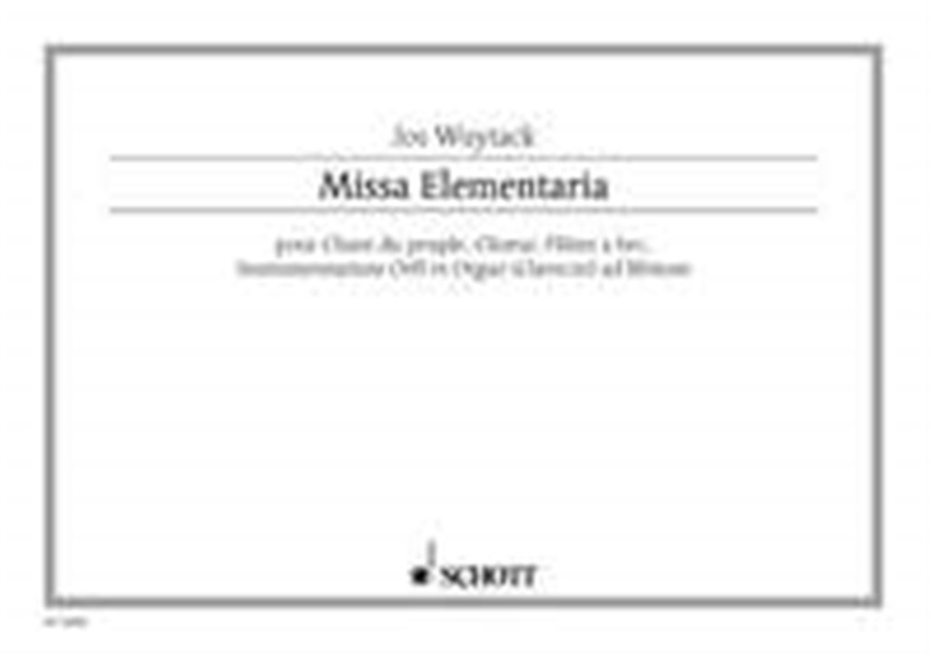 Missa elementaria