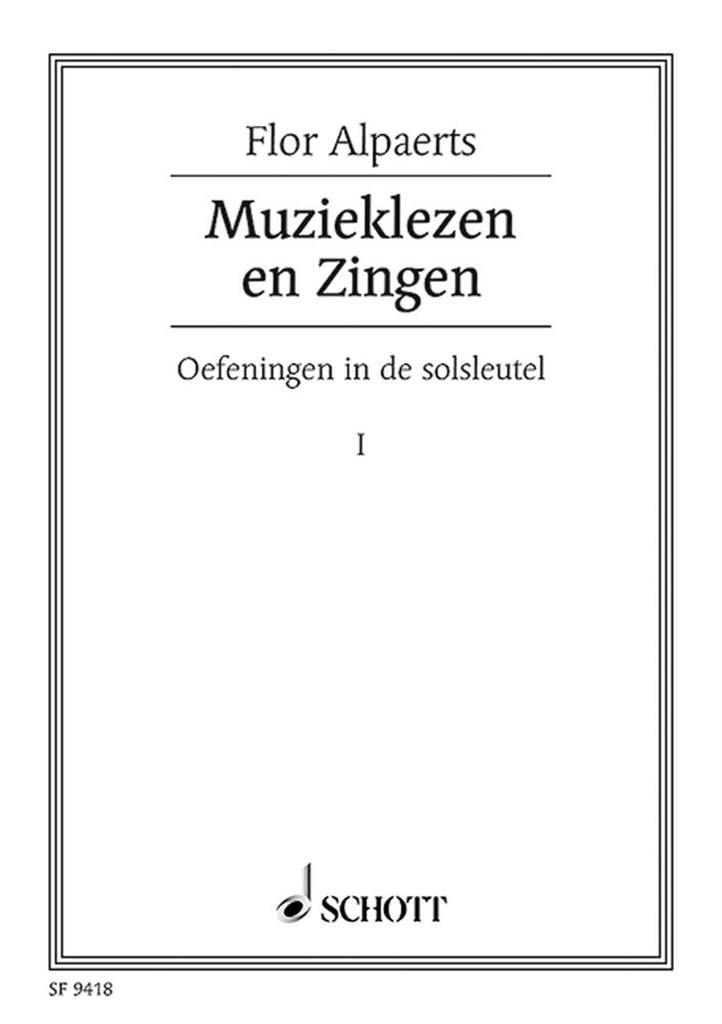 Muzieklezen en Zingen Vol. 1
