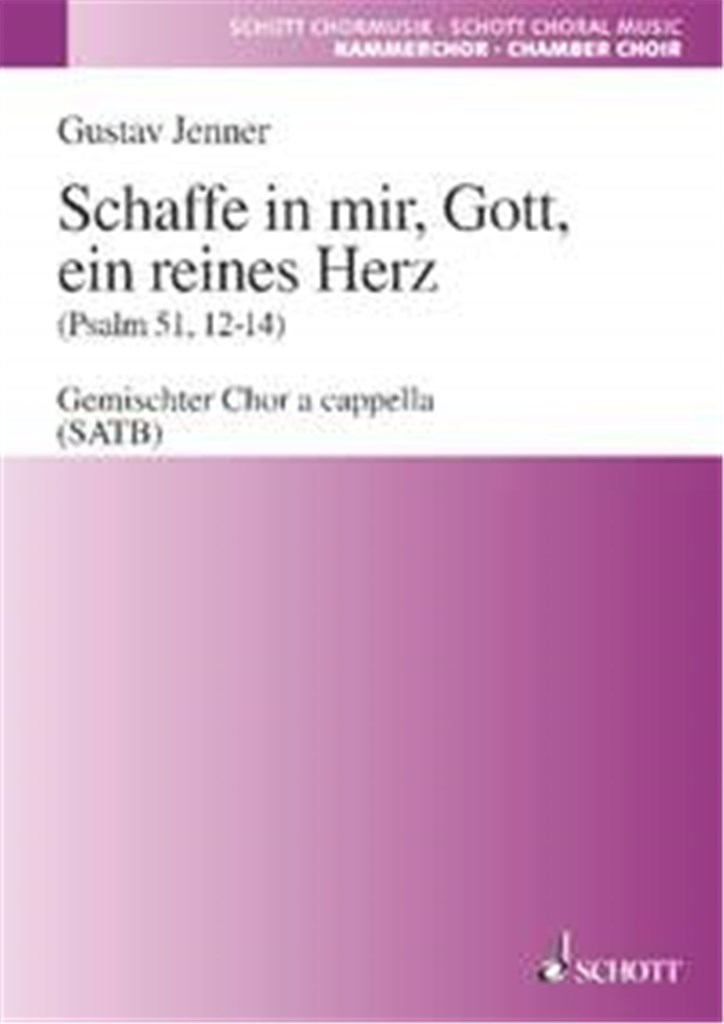 Schaffe in mir, Gott, ein reines Herz
