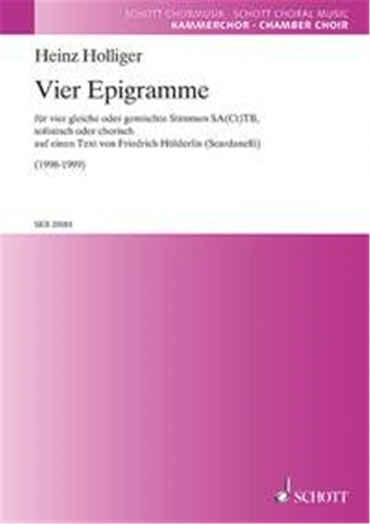 Vier Epigramme