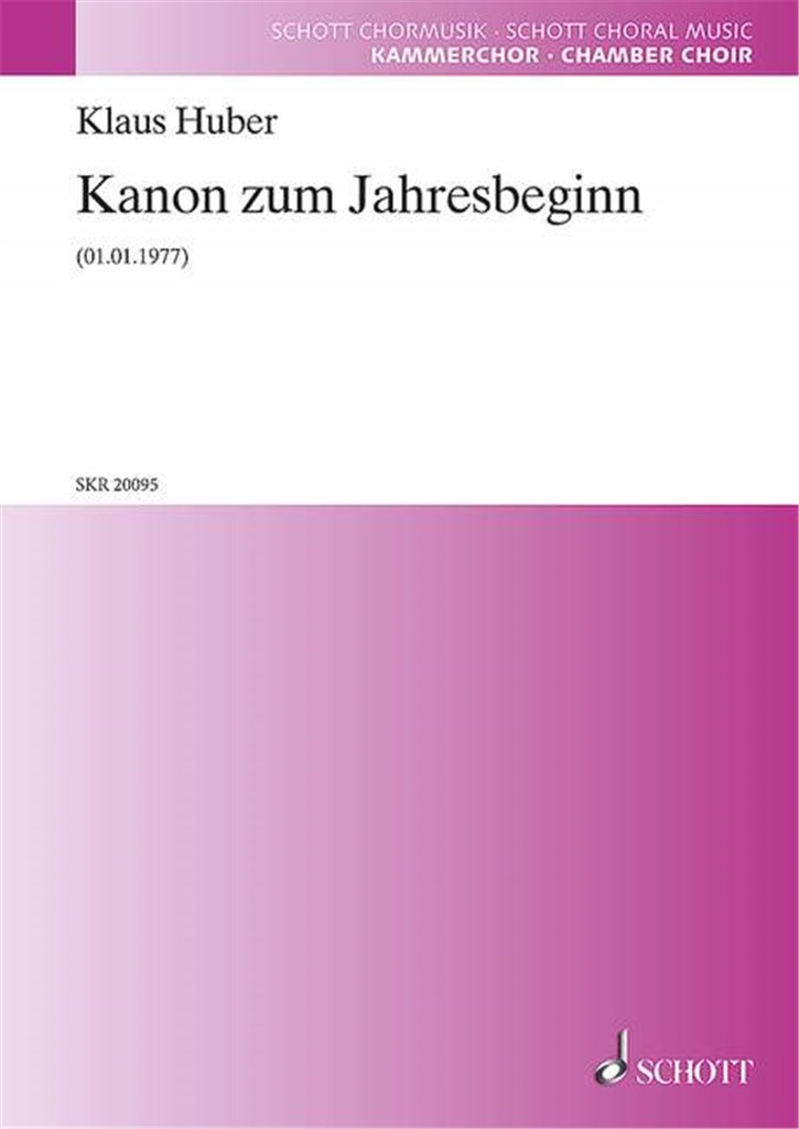 Kanon zum Jahresbeginn