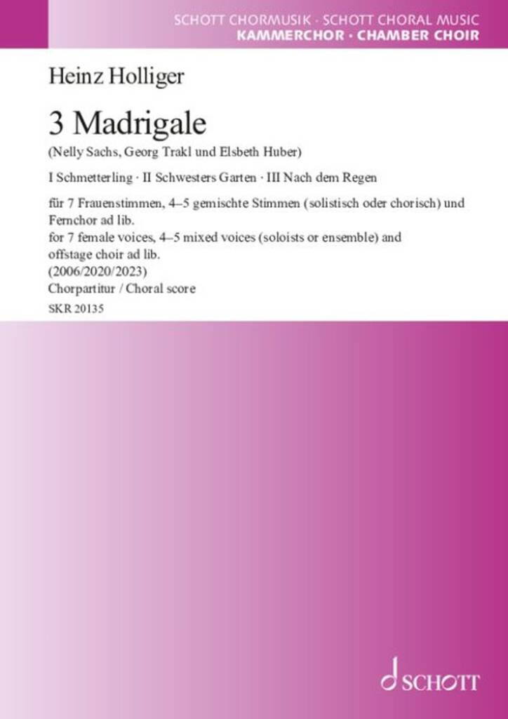 3 Madrigale