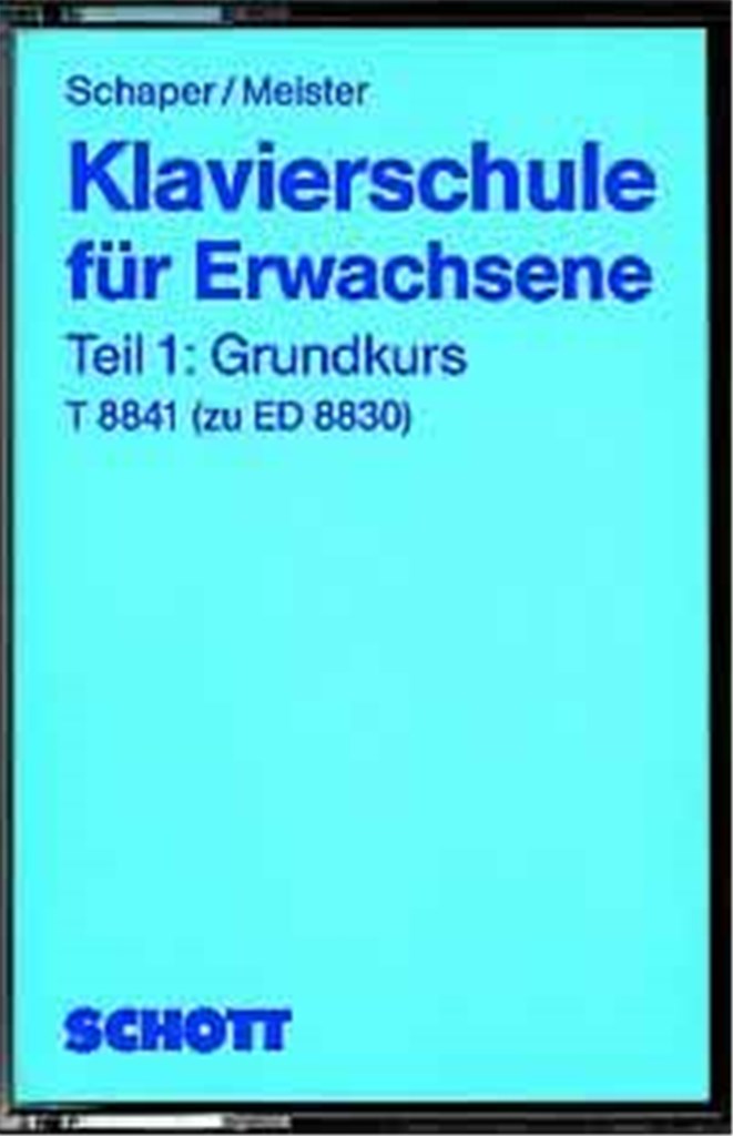 Klavierschule für Erwachsene 1