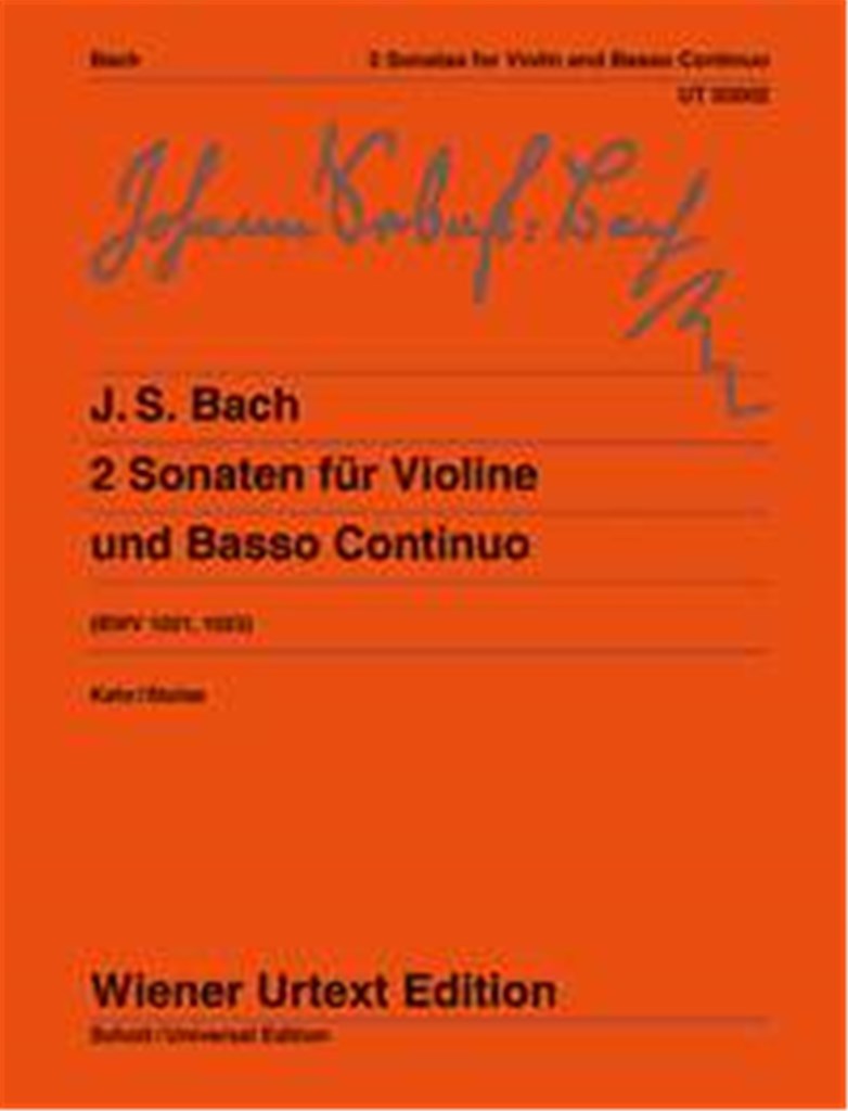 Sonate (2) Bwv 1021 E 1023 (Kehr/Stolze)