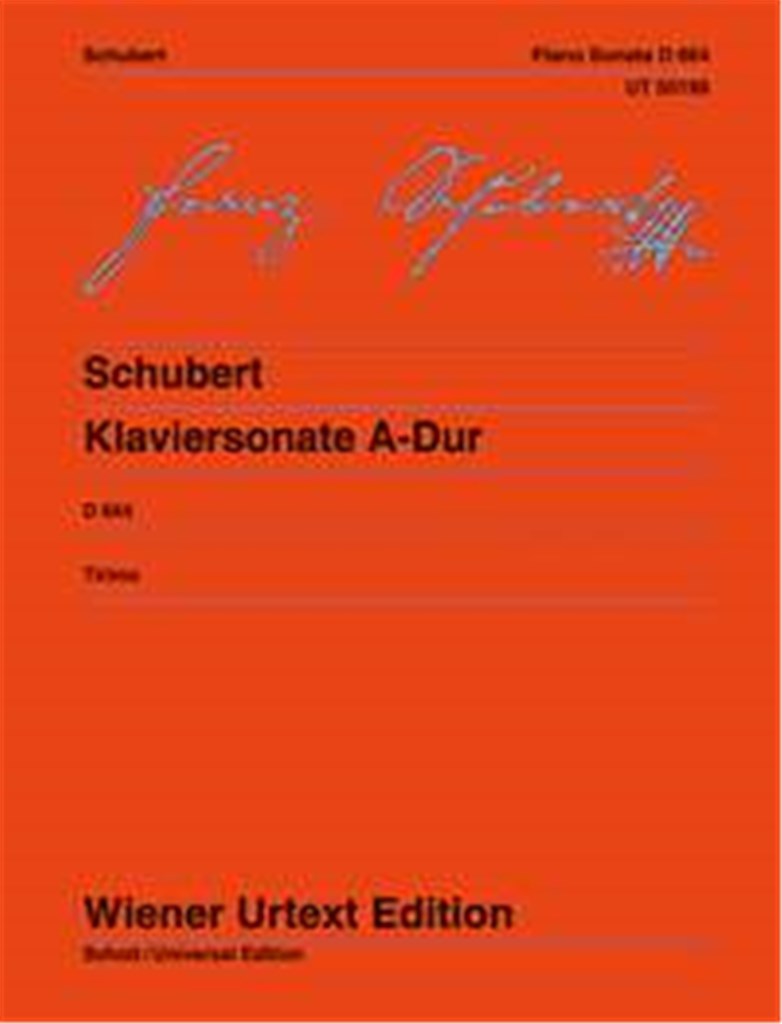 Sonata In La D 664 (Tirimo M.) (Wiener Urtext)