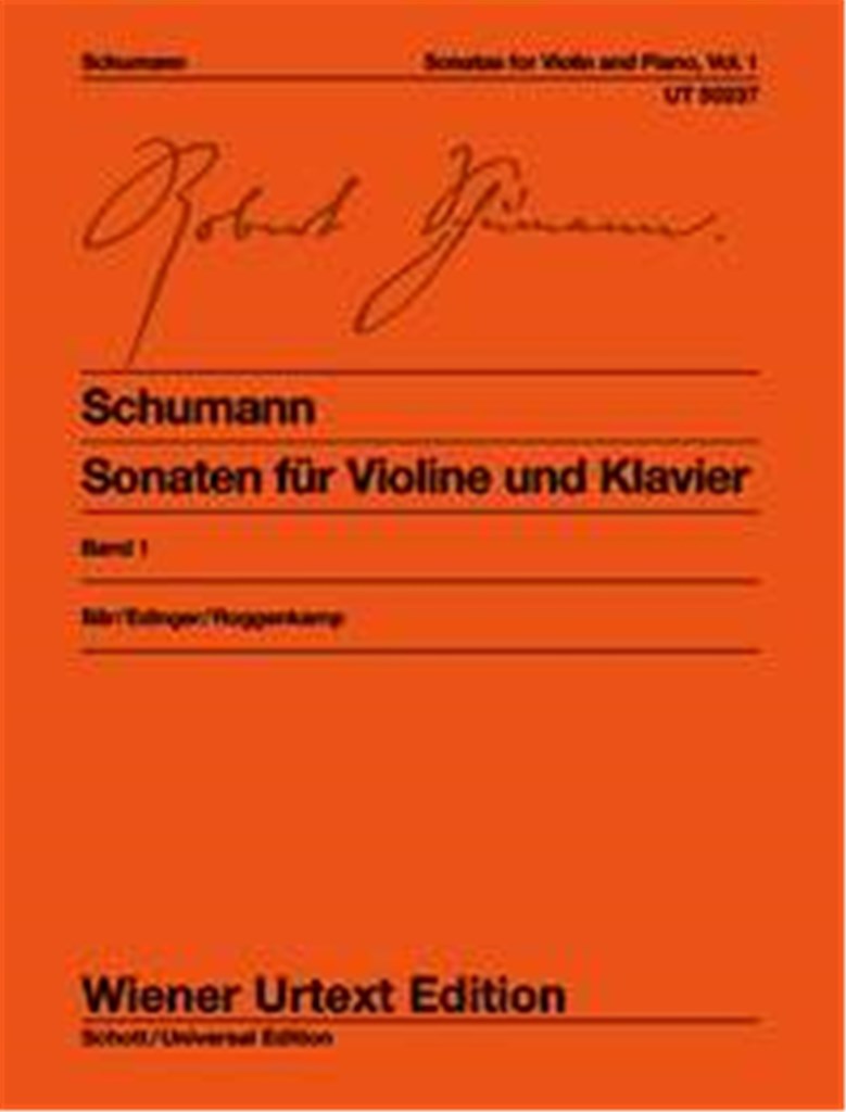 Sonatas For Violin And Piano Vol 1 (Wiener Urtext)