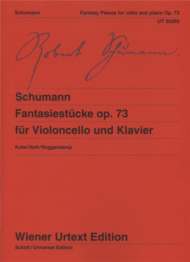 Fantasy Pieces for Violoncello and Piano op. 73