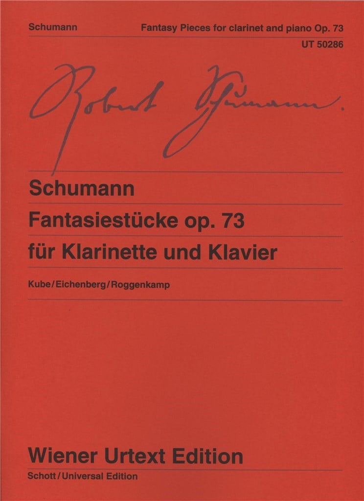 Fantasy Pieces for Clarinet and Piano op. 73