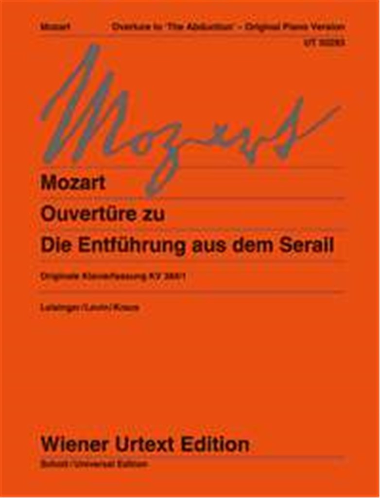 Ouverture zu Die Entführung aus dem Serail