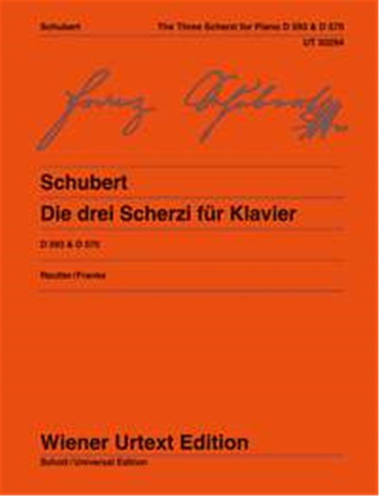 The three Scherzi for piano D 593/1-2, D 570
