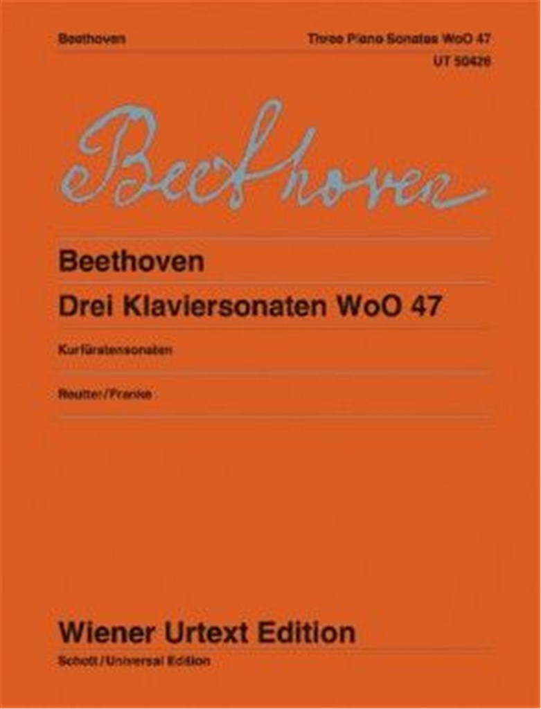 Three Piano Sonatas WoO 47
