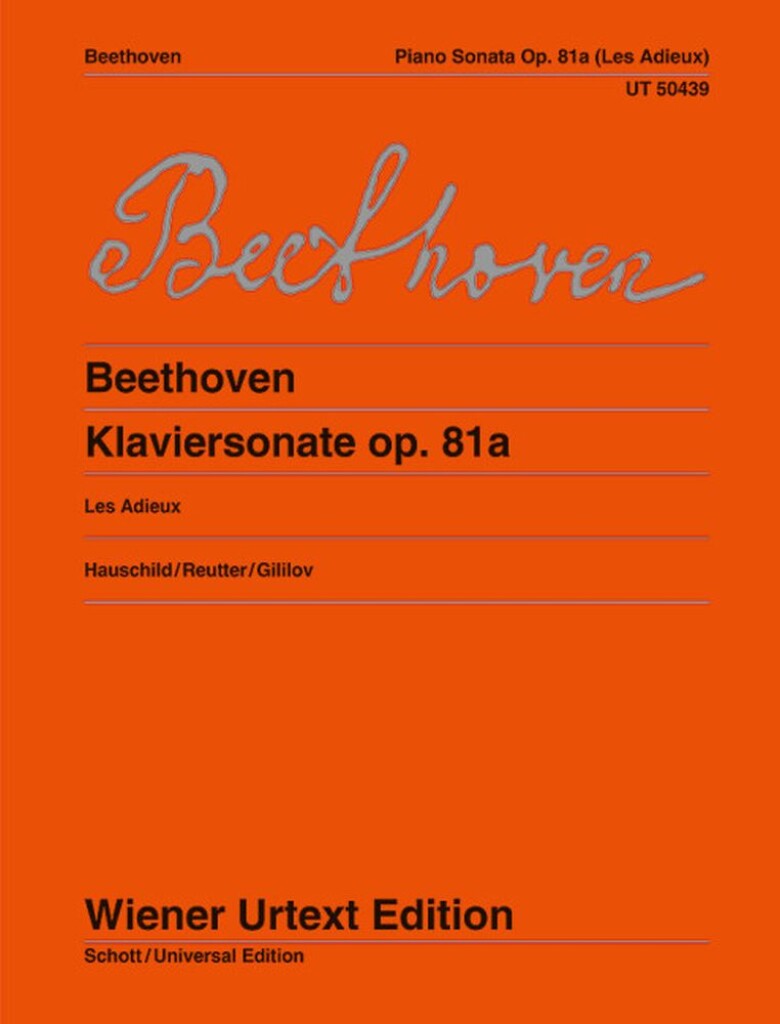 Klaviersonate (Les Adieux) op. 81a