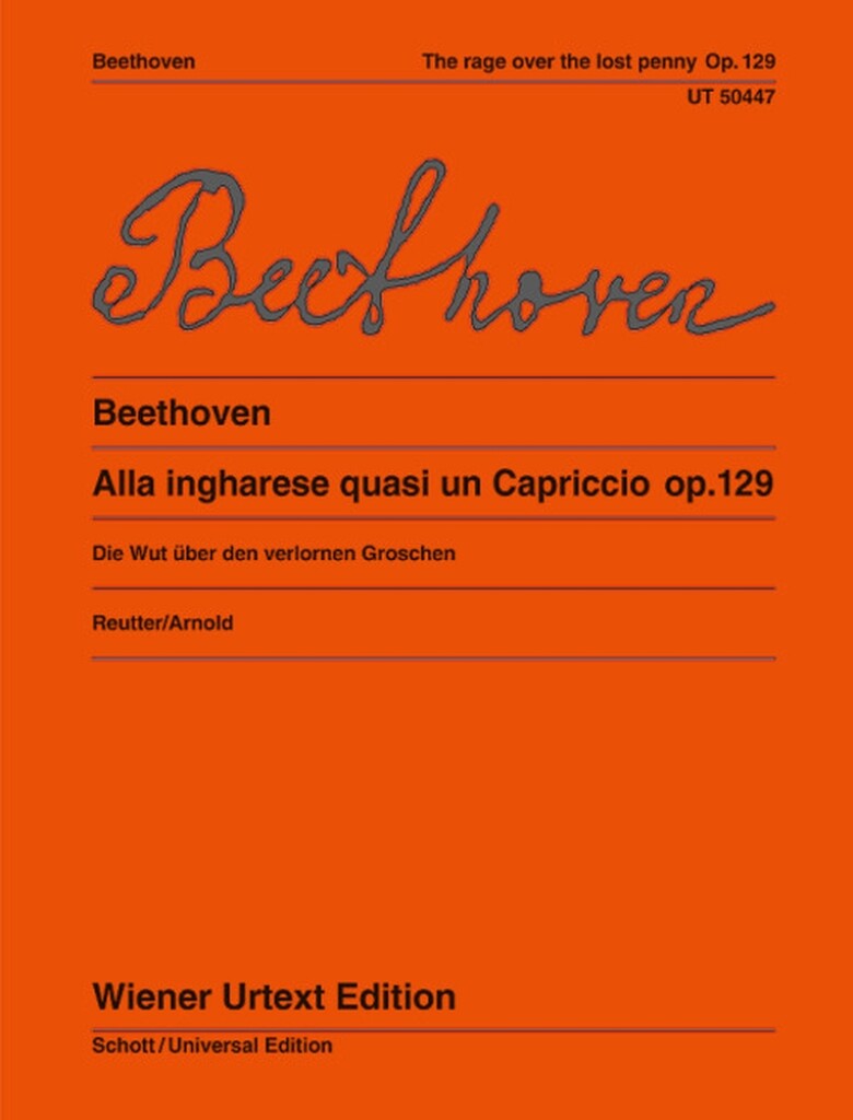 Die Wut über den verlorenen Groschen op. 129