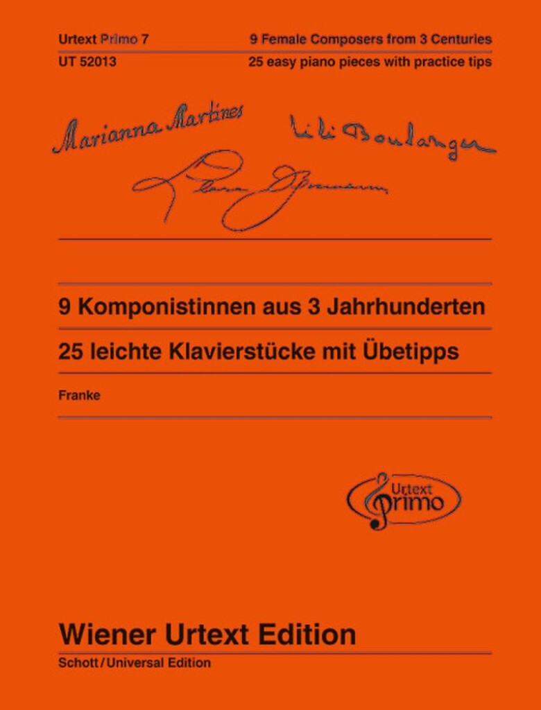 9 Komponistinnen aus 3 Jahrhunderten Band 7