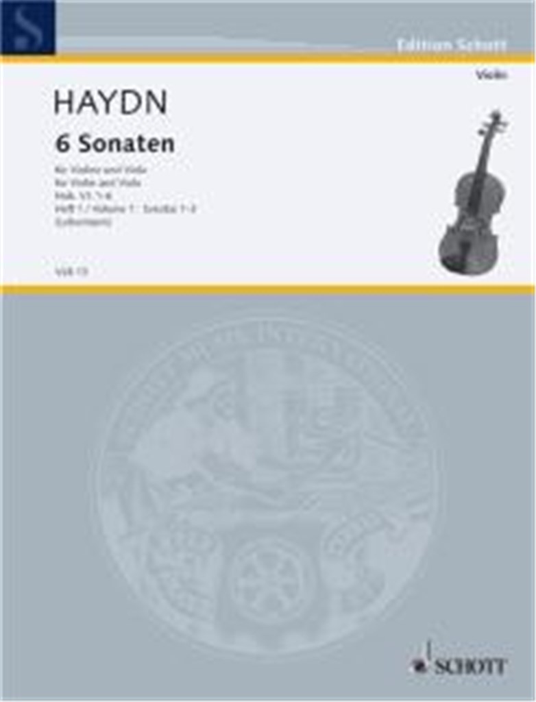6 Sonatas Hob.VI: 1-6 Heft 1