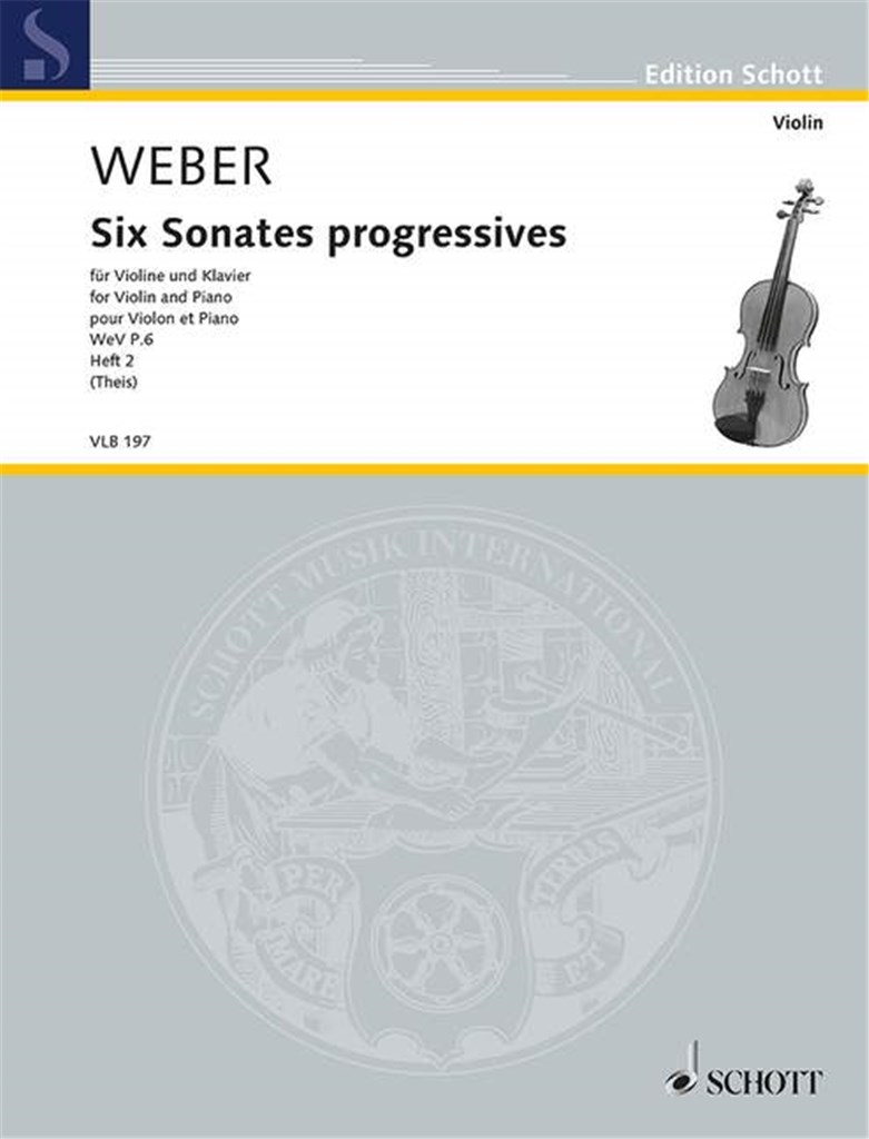 Six Sonates progressives WeV P.6 Heft 2