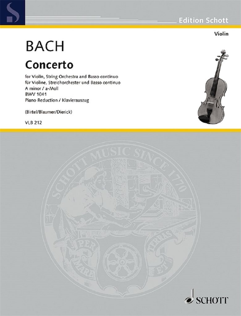 Concerto A-Moll Bwv 1041