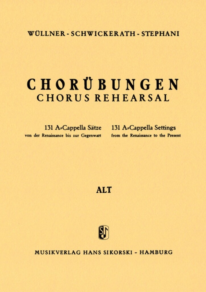 Chorübungen