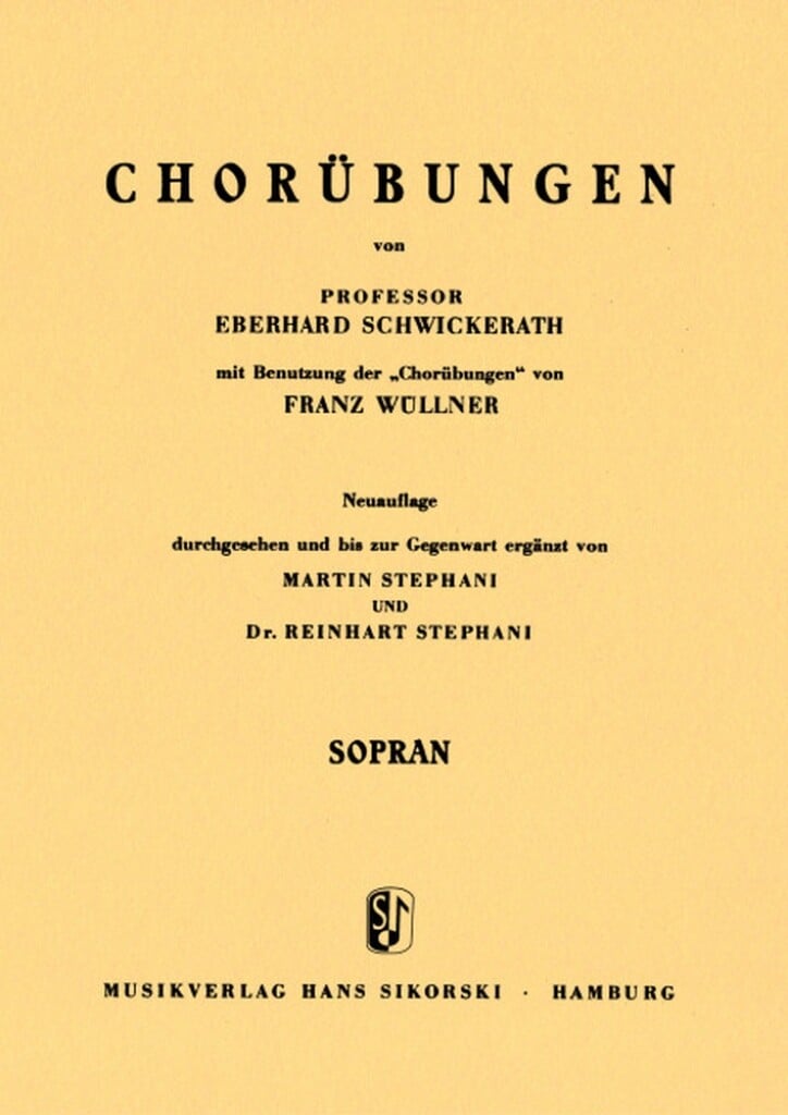 Chorübungen