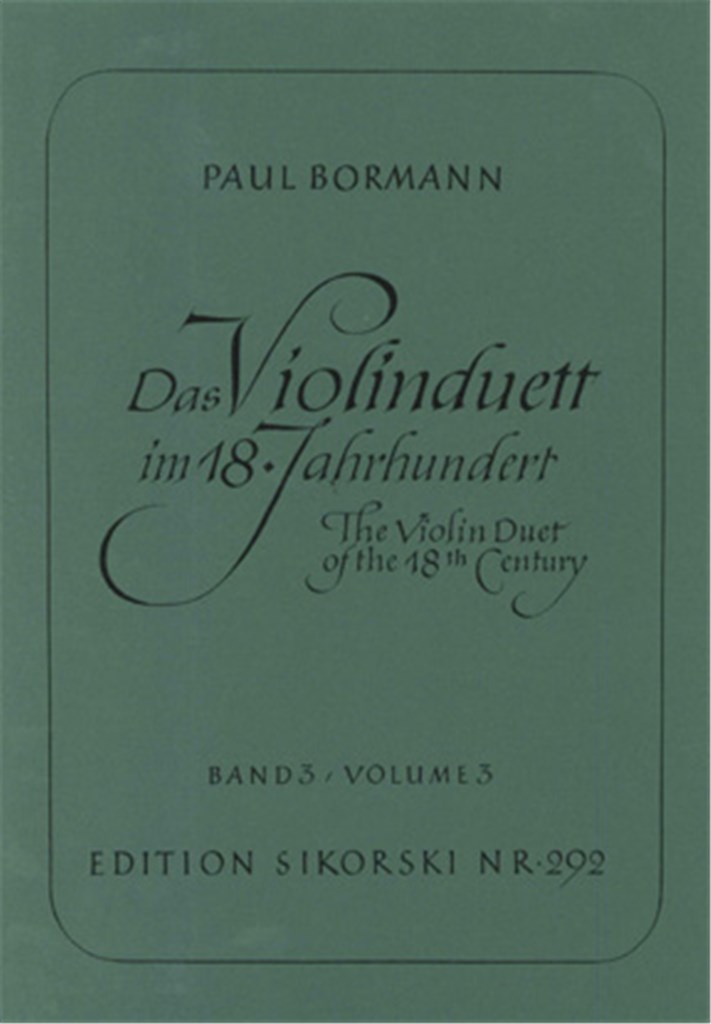 Das Violinduett im 18. Jahrhundert