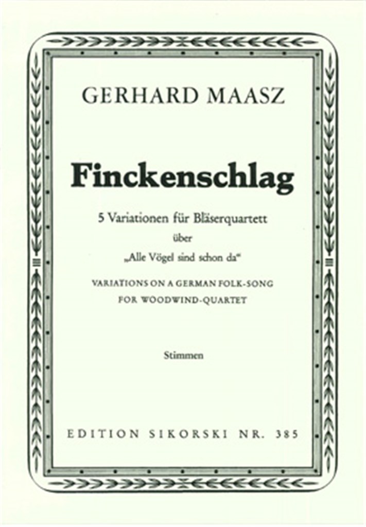 Finckenschlag für Bläserquartett