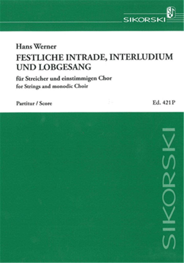 Festliche Intrade, Interludium und LobVocal