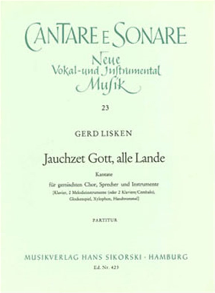 Jauchzet Gott, alle Lande