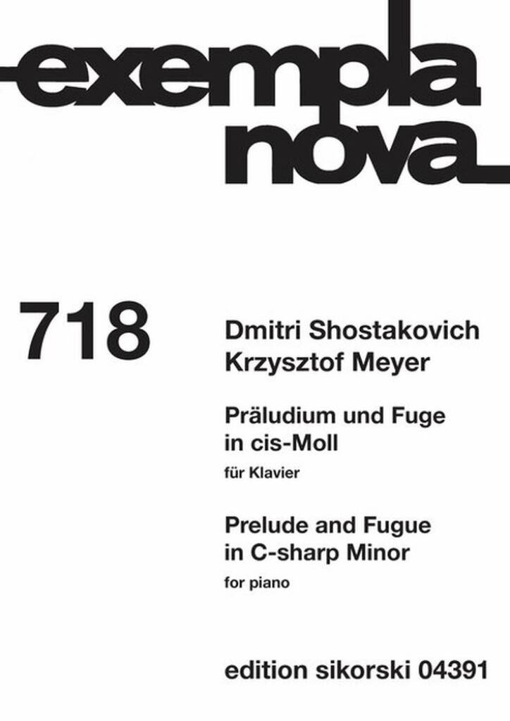 Präludium und Fuge 718