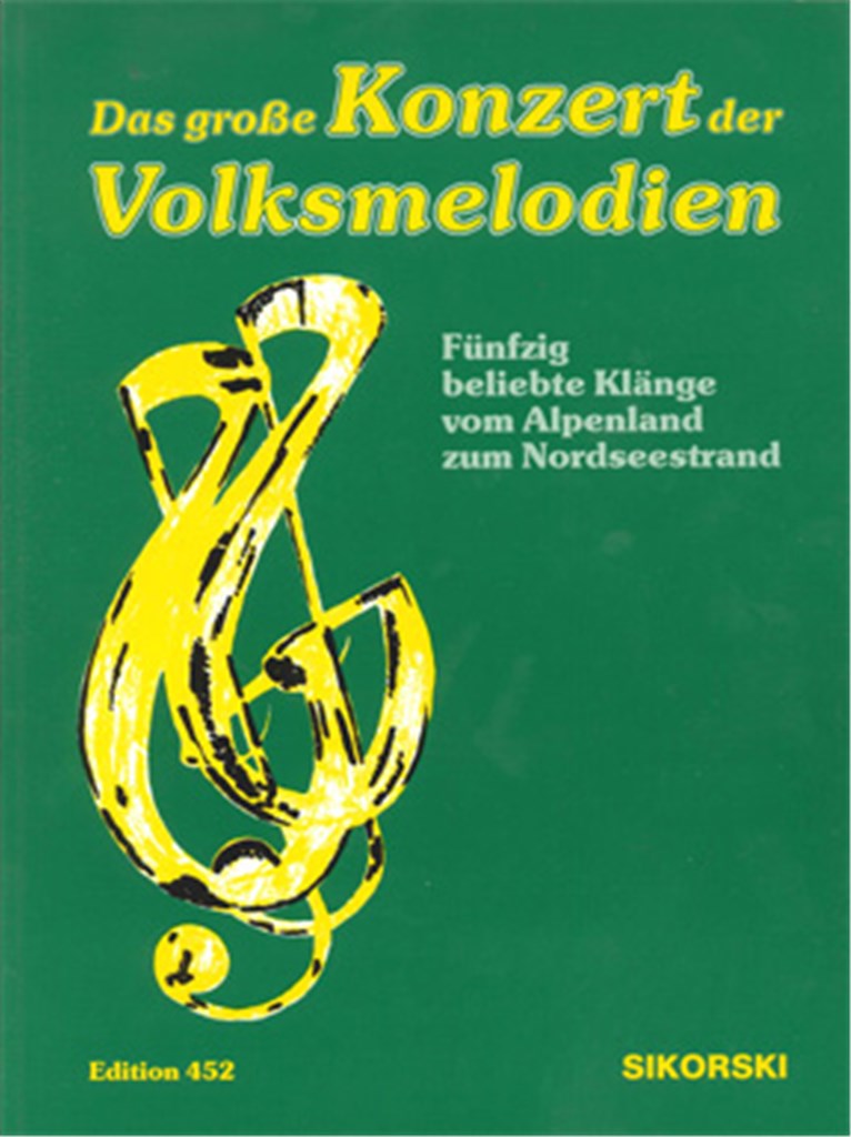 Das große Konzert der Volksmelodien (Ges & Klav)