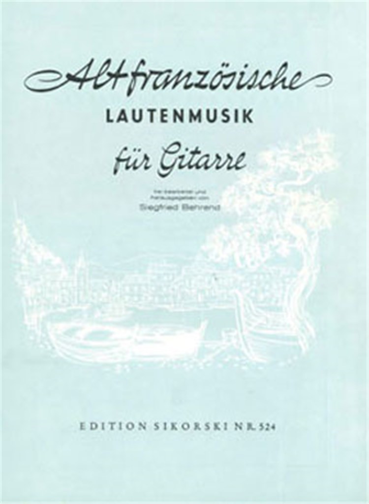 Alte europäische Lautenmusik für Gitarre