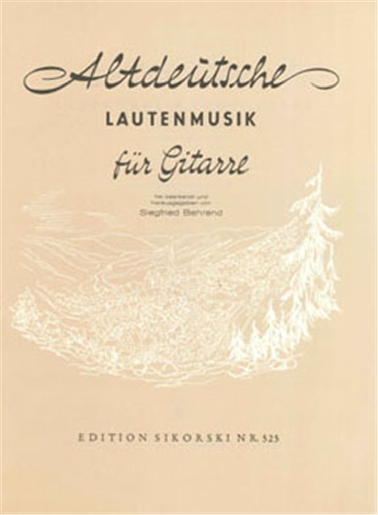 Alte europäische Lautenmusik für Gitarre